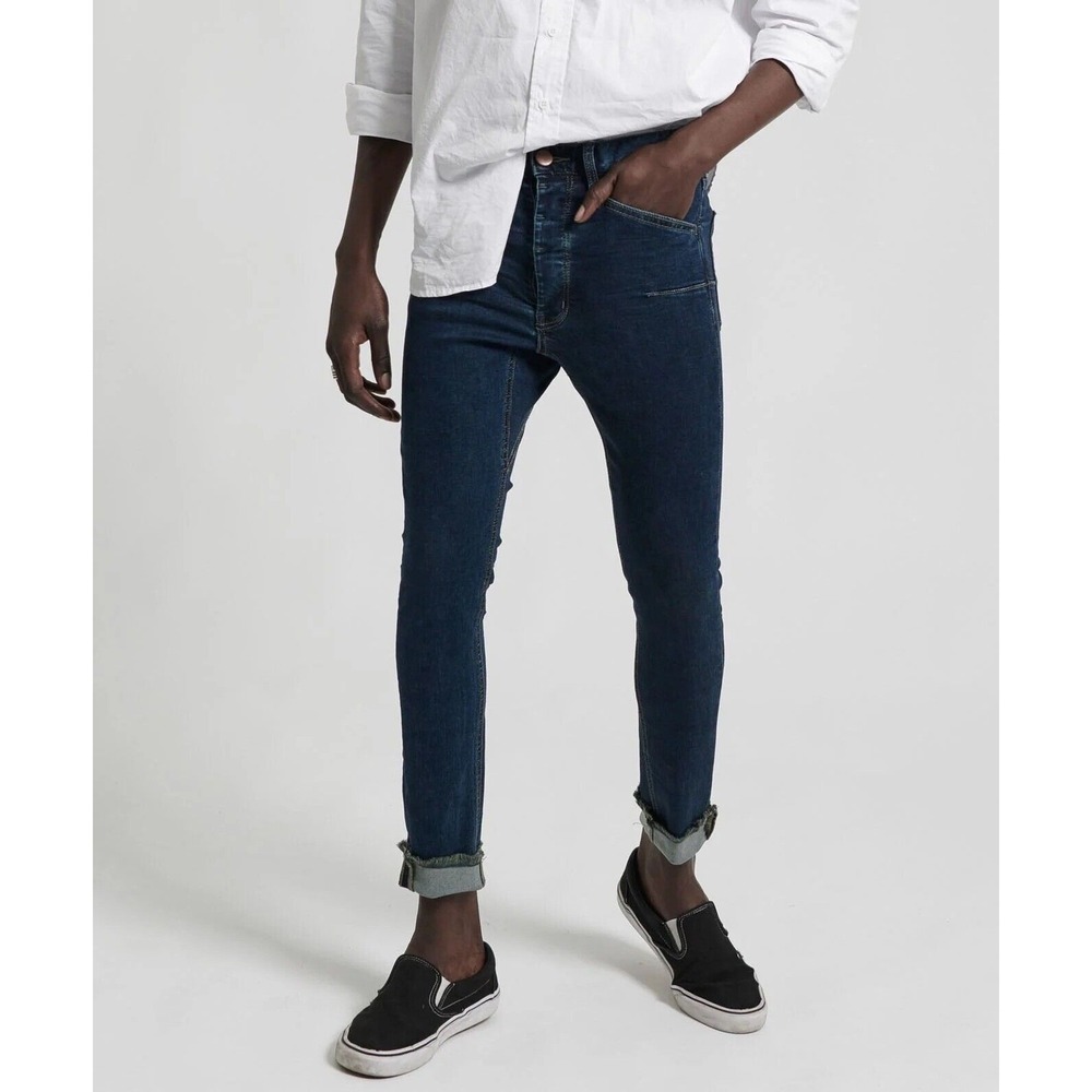 OneTeaspoon | NWT | INDIGO MR BONES DENIM JEAN | Sz: 36x30 | Ret:‎ $160